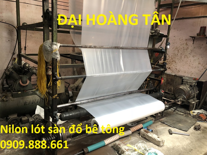 nilon lót sàn đổ bê tông